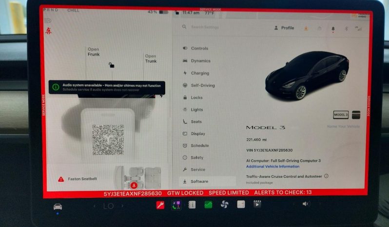 
TESLA MODEL 3 RWD, 2022 full									