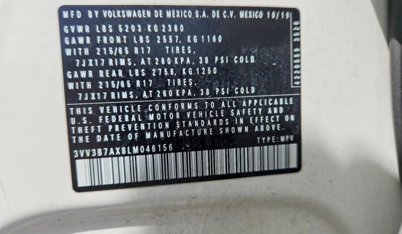 
VOLKSWAGEN TIGUAN SE, 2020 (2019) full									