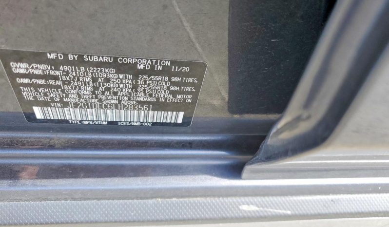 
SUBARU CROSSTREK PREMIUM, 2020 full									