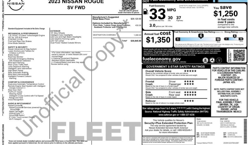 
NISSAN ROGUE SV, 2023 full									