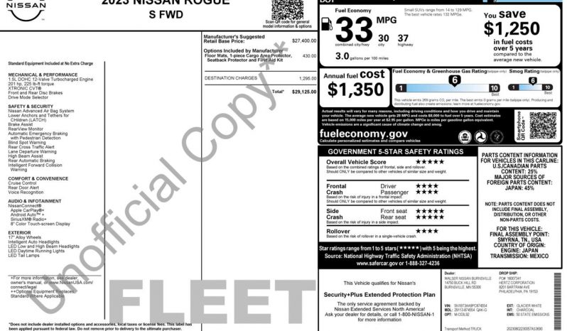 
NISSAN ROGUE S, 2023 full									