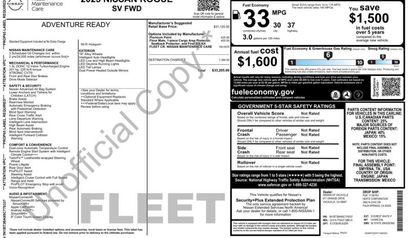 
NISSAN ROGUE SV, 2025 (2024) full									