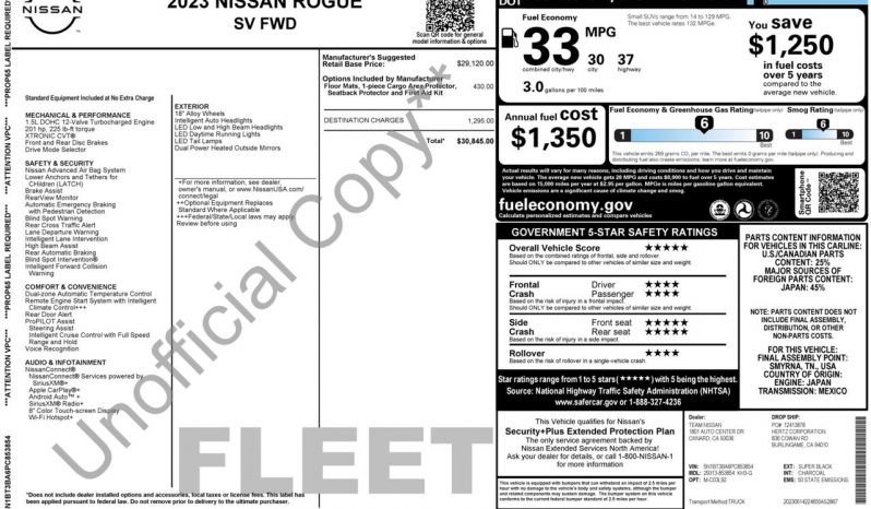 
NISSAN ROGUE SV, 2023 full									