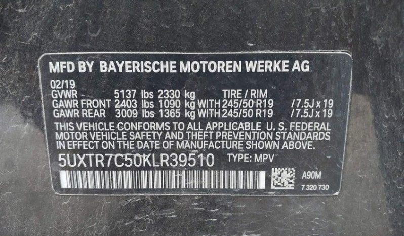 
BMW X3 SDRIVE30I, 2019 full									