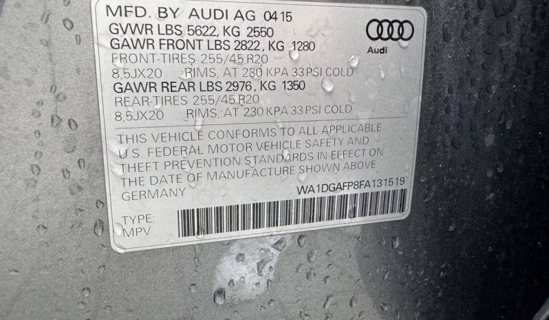 
AUDI Q5 PREMIUM PLUS S-Line,2015 full									