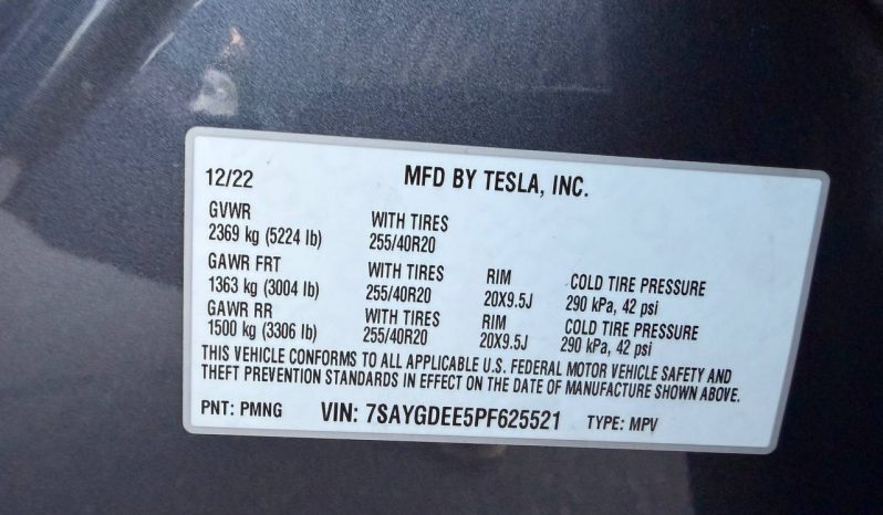 
TESLA MODEL Y LR DM, 2023 (2022) full									