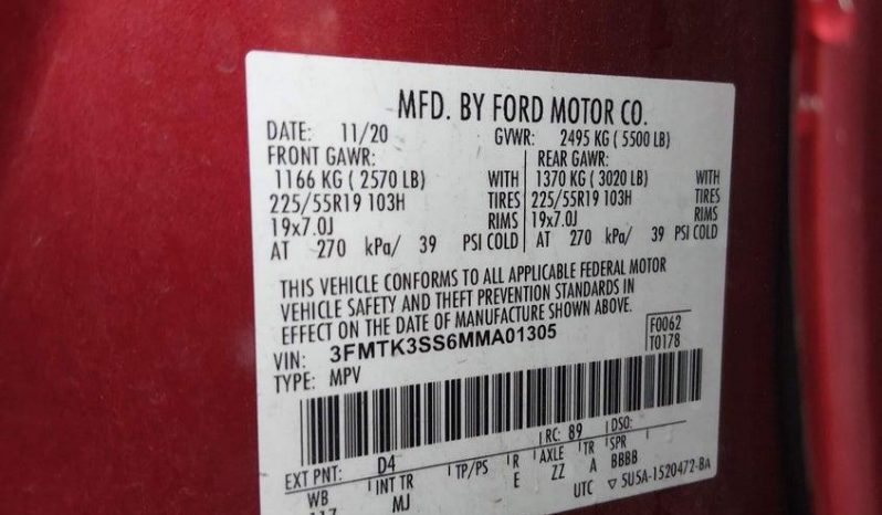 
FORD MUSTANG MACH-E PREMIUM, 2021 (2020) full									