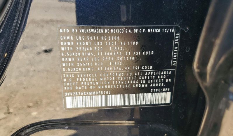 
VOLKSWAGEN TIGUAN SE R-LINE BLACK, 2021 (2020) full									