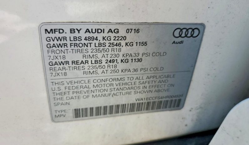 
AUDI Q3 PREMIUM, 2017 (2016) full									