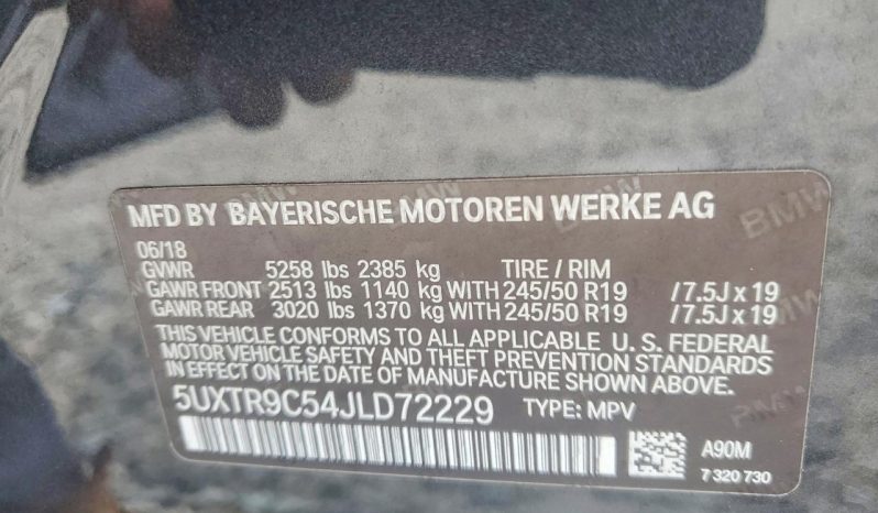
BMW X3 XDRIVE30I, 2018 full									
