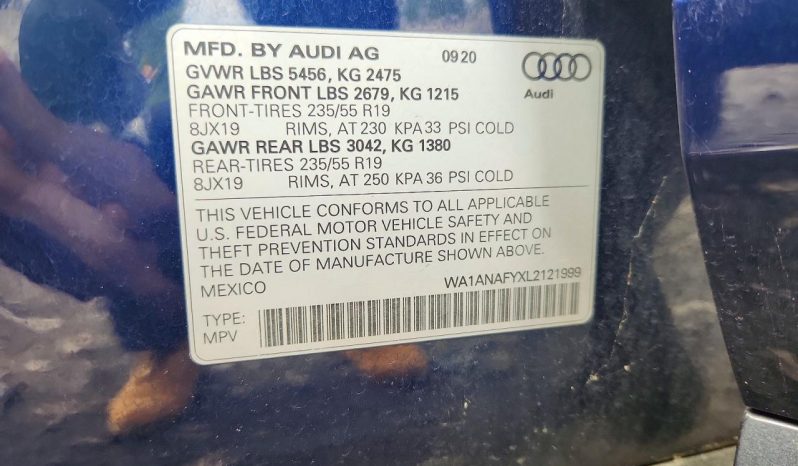 
AUDI Q5 PREMIUM, 2020 full									