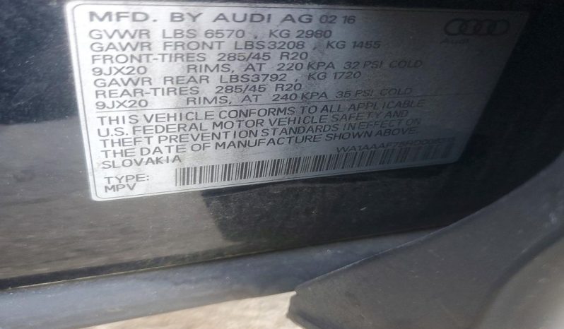 
AUDI Q7 PREMIUM, 2017 (2016) full									