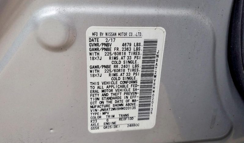
NISSAN ROGUE SL, 2017 full									