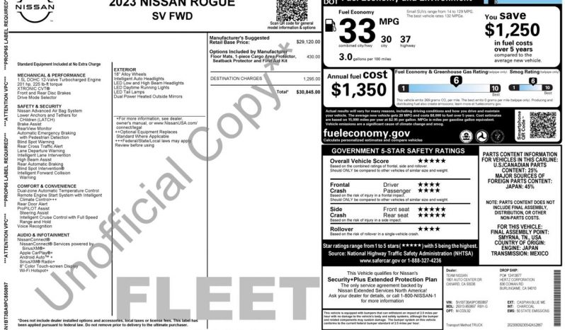
NISSAN ROGUE SV, 2023 full									