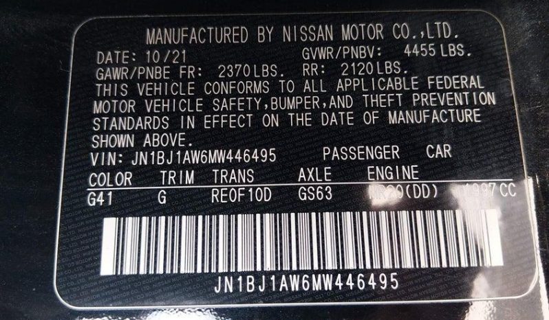 
NISSAN ROGUE SPORT S, 2021 full									