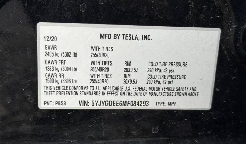 
TESLA MODEL Y LR DM, 2021 full									