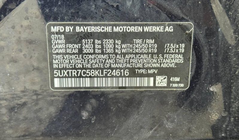 
BMW X3 SDRIVE30I, 2019 (2018) full									